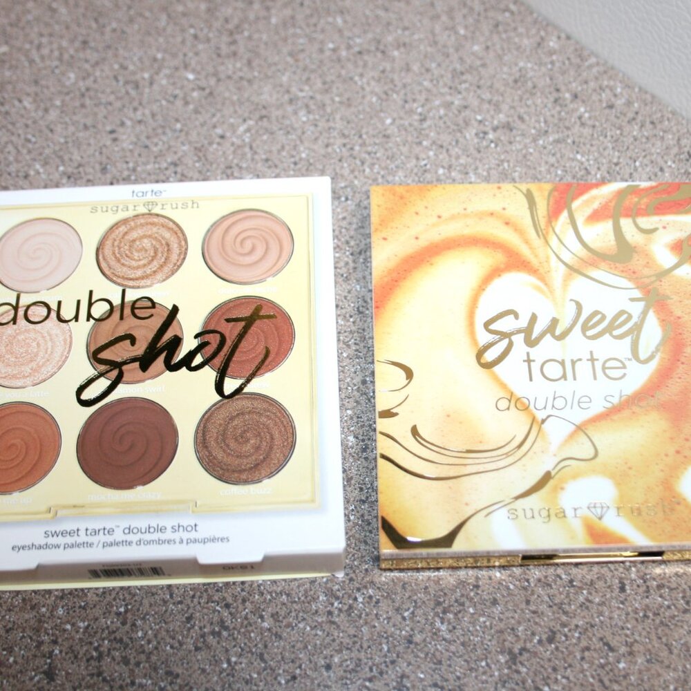 Tarte Sugar Rush Sweet Double Shot Eyeshadow Palette 9 Shades 1.5g Full Size